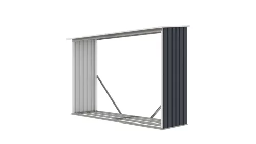 Tüzifa tároló G21 WOH 181 - 242 x 75 cm, antracit