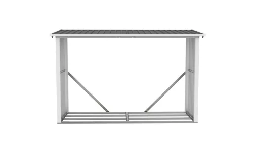 G21 WOH 335 tüzifa tároló - 242 x 89 cm, antracit