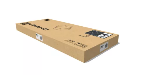 Tüzifatároló G21 HEX 53 - 92 x 60 cm, antracit