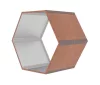 Tüzifa tároló G21 HEX 53 - 92 x 60 cm, barna