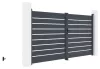 Kapu G21 Reno 350x176 cm kétszárnyú, antracit színű