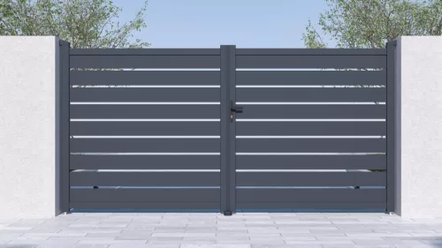 Kapu G21 Reno 350x176 cm kétszárnyú, antracit színű