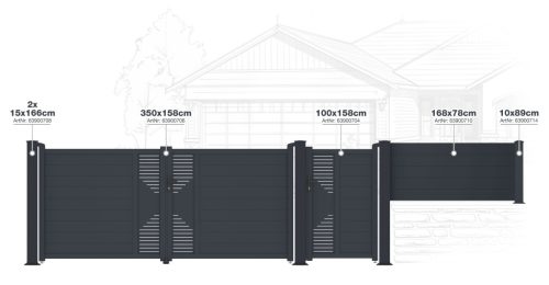 Kapu G21 Marion 100x158 cm balos , antracit