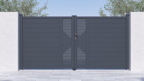 G21 Marion 350x173 cm kétszárnyú kapu, antracit