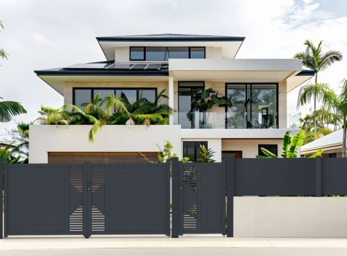 G21 oszlop kapuhoz 15x166 cm, lábazattal, antracit, 2 db