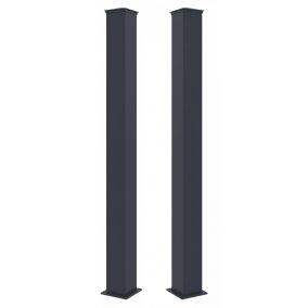 G21 oszlop kapuhoz 15x190 cm, talppal, antracit, 2 db