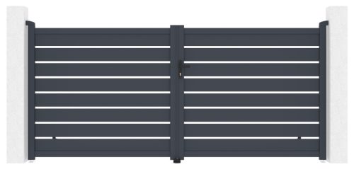 G21 Reno kapu 350x158 cm kétszárnyú, antracitszürke – sérült csomagolás