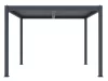 Bioklimatikus pergola G21 Austin 3×3 m, antracit színű alumínium