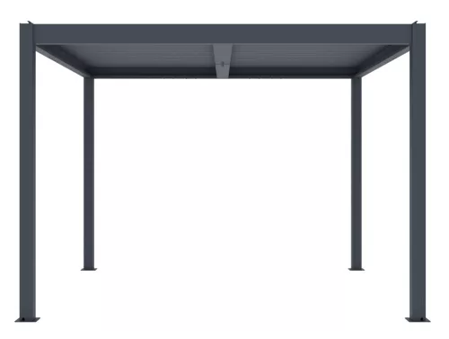 Bioklimatikus pergola G21 Austin 3×3 m, antracit színű alumínium