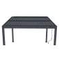   Bioklimatikus pergola G21 Austin 3×3 m, antracit színű alumínium