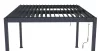Bioklimatikus pergola G21 Austin 3×3 m, antracit színű alumínium