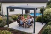 Bioklimatikus pergola G21 Austin 3×3 m, antracit színű alumínium