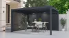 Bioklimatikus pergola G21 Austin 4x3 m, antracit, alumínium