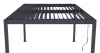 Bioklimatikus pergola G21 Austin 4x3 m, antracit, alumínium
