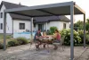 Bioklimatikus pergola G21 Austin 4x3 m, antracit, alumínium