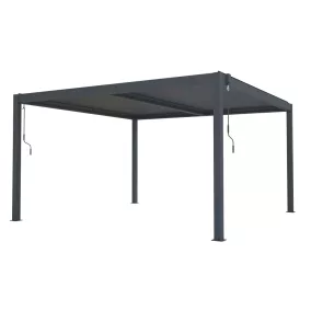   Bioklimatikus pergola G21 Austin 4x4 m, antracit színű alumínium