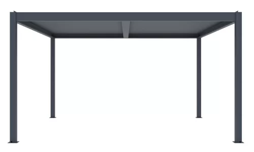 Bioklimatikus pergola G21 Austin 4x4 m, antracit színű alumínium