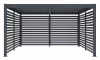 G21 fix lamellás oldalfal 3,7x2,2 m pergola Austinhoz