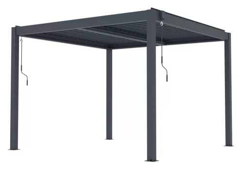 G21 Austin Premium 3x3 m bioklimatikus pergola, antracit alumínium