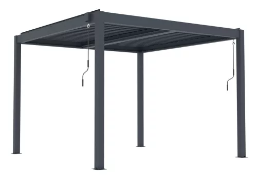 G21 Austin Premium 3x3 m bioklimatikus pergola, antracit alumínium