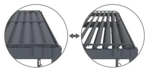 G21 Austin Premium 3x3 m bioklimatikus pergola, antracit alumínium