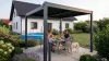 G21 Austin Premium 3x3 m bioklimatikus pergola, antracit alumínium
