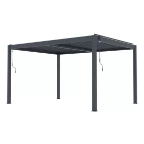   G21 Austin Premium 4x3 m bioklimatikus pergola, antracit alumínium