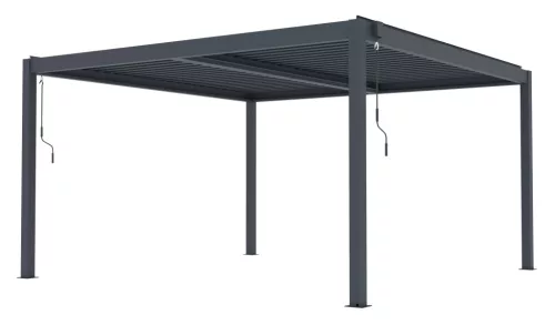 G21 Austin Premium 4x4 m bioklimatikus pergola, antracit alumínium