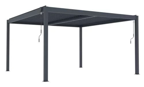 G21 Austin Premium 4x4 m bioklimatikus pergola, antracit alumínium