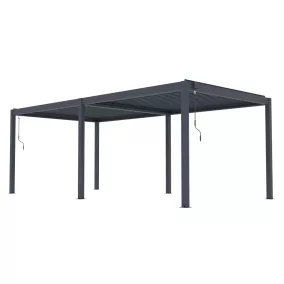 G21 Austin 6x3 m bioklimatikus pergola, antracit alumínium