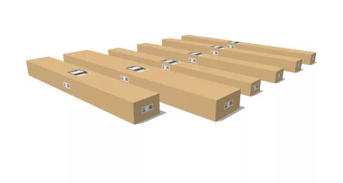G21 Austin 6x3 m bioklimatikus pergola, antracit alumínium
