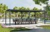 G21 Austin 6x3 m bioklimatikus pergola, antracit alumínium