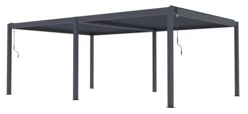 G21 Austin 6x4 m bioklimatikus pergola, antracit alumínium