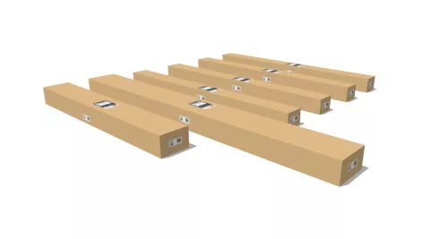G21 Austin 6x4 m bioklimatikus pergola, antracit alumínium