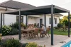 G21 Austin 6x4 m bioklimatikus pergola, antracit alumínium