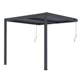 G21 Trenton 3x3 m bioklimatikus pergola, antracit alumínium