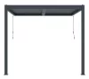 G21 Trenton 3x3 m bioklimatikus pergola, antracit alumínium