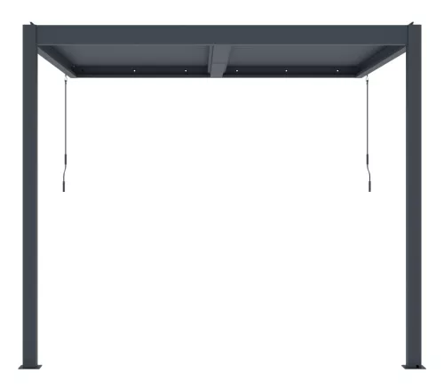 G21 Trenton 3x3 m bioklimatikus pergola, antracit alumínium