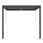G21 Trenton 3x3 m bioklimatikus pergola, antracit alumínium