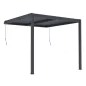 G21 Trenton 3x3 m bioklimatikus pergola, antracit alumínium