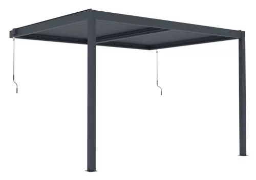 G21 Trenton 4x3 m bioklimatikus pergola, antracit alumínium