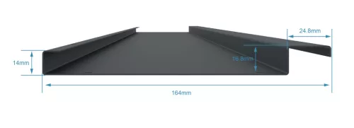 G21 Trenton 4x3 m bioklimatikus pergola, antracit alumínium
