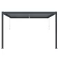 G21 Trenton 4x4 m bioklimatikus pergola, antracit alumínium