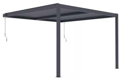 G21 Trenton 4x4 m bioklimatikus pergola, antracit alumínium