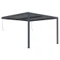 G21 Trenton 4x4 m bioklimatikus pergola, antracit alumínium