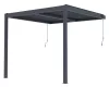 G21 Trenton Premium 3x3 m bioklimatikus pergola, antracit alumínium