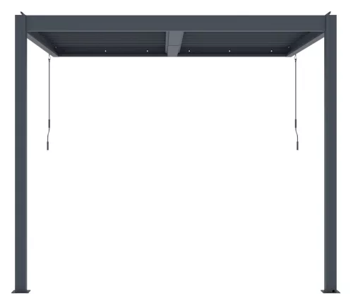 G21 Trenton Premium 3x3 m bioklimatikus pergola, antracit alumínium