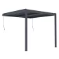   G21 Trenton Premium 3x3 m bioklimatikus pergola, antracit alumínium