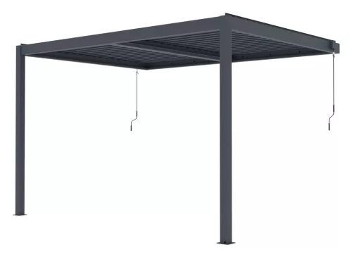 G21 Trenton Premium 4x3 m bioklimatikus pergola, antracit alumínium
