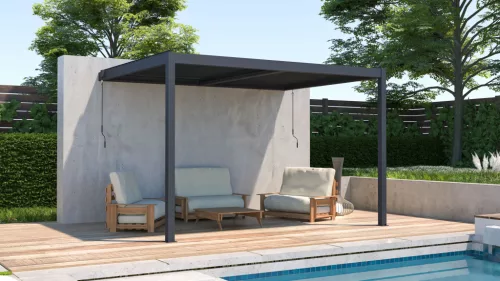 G21 Trenton Premium 4x3 m bioklimatikus pergola, antracit alumínium